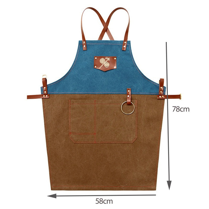 Chef Schürze Kochschürze Kellner Bistroschürze Küchenschürze Grillschürze Latzschürze