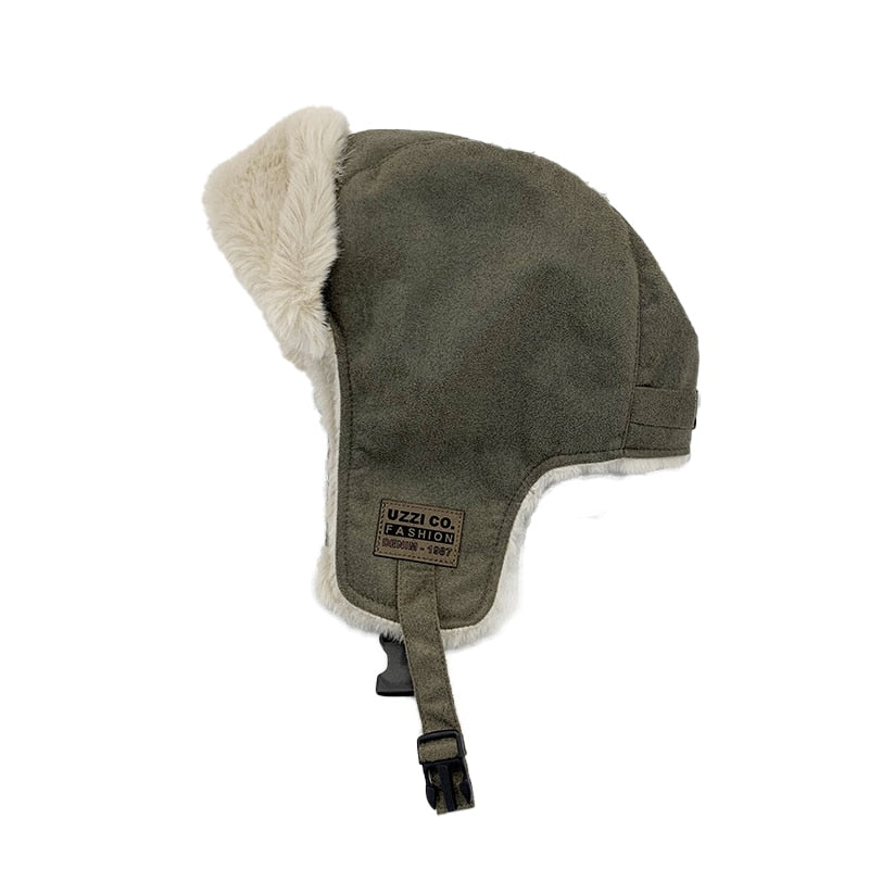 Fliegermütze Wintermütze Fellmütze Schapka Uschanka Pilotenmütze Mütze