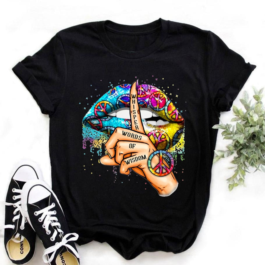 Damen Sommer Top 3D Leopard Kiss T-Shirt Rundhals Streetwear Damentop