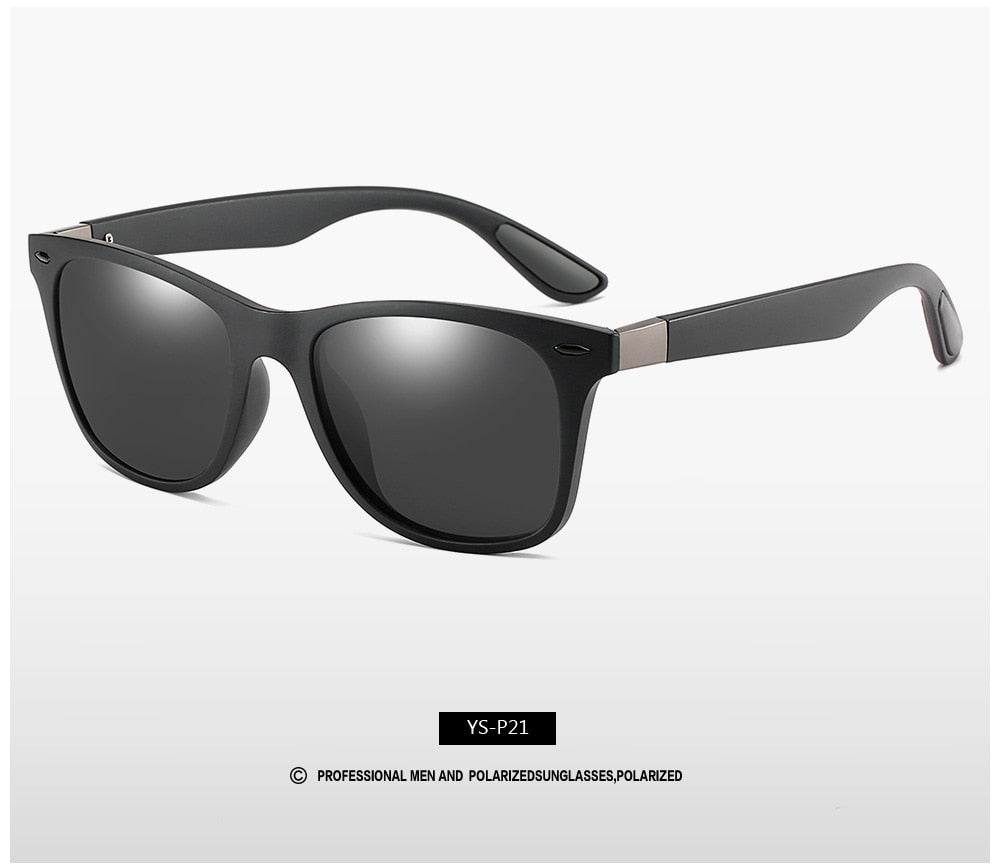 Fashion Sonnenbrille Herren HD Polarisiert 100% UV400 Polycarbonat Pilotenbrille