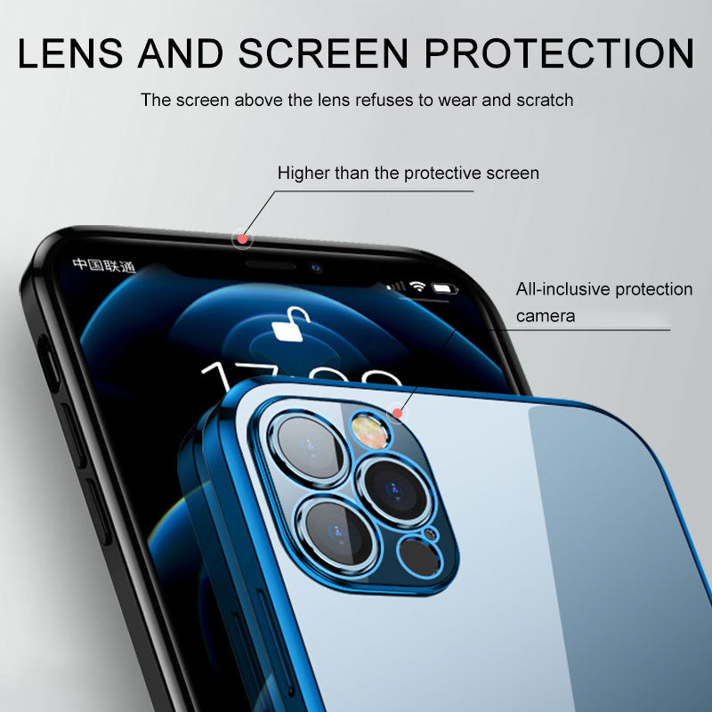 Klare Hülle IPhone 11 12 Pro Max Handy Case Tasche Cove Schutzhülle Silikon