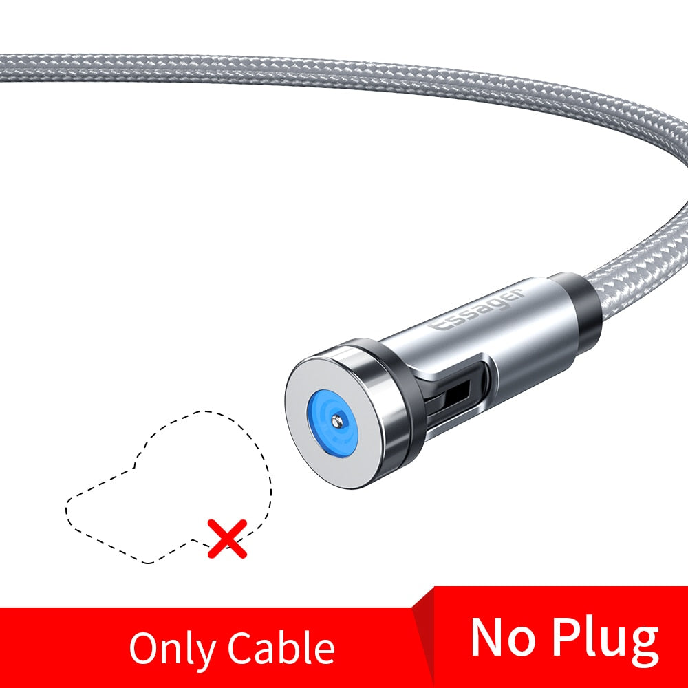Ladekabel Samsung Handy USB C Typ-C Micro iPhone Huawei Xiaomi Magnet LED Magnetstecker
