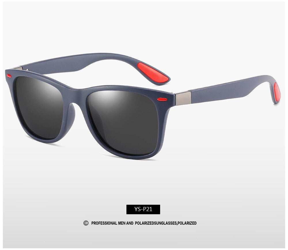 Fashion Männer HD Polarisiert Sonnenbrille 100% UV400 Polycarbonat Pilotenbrille