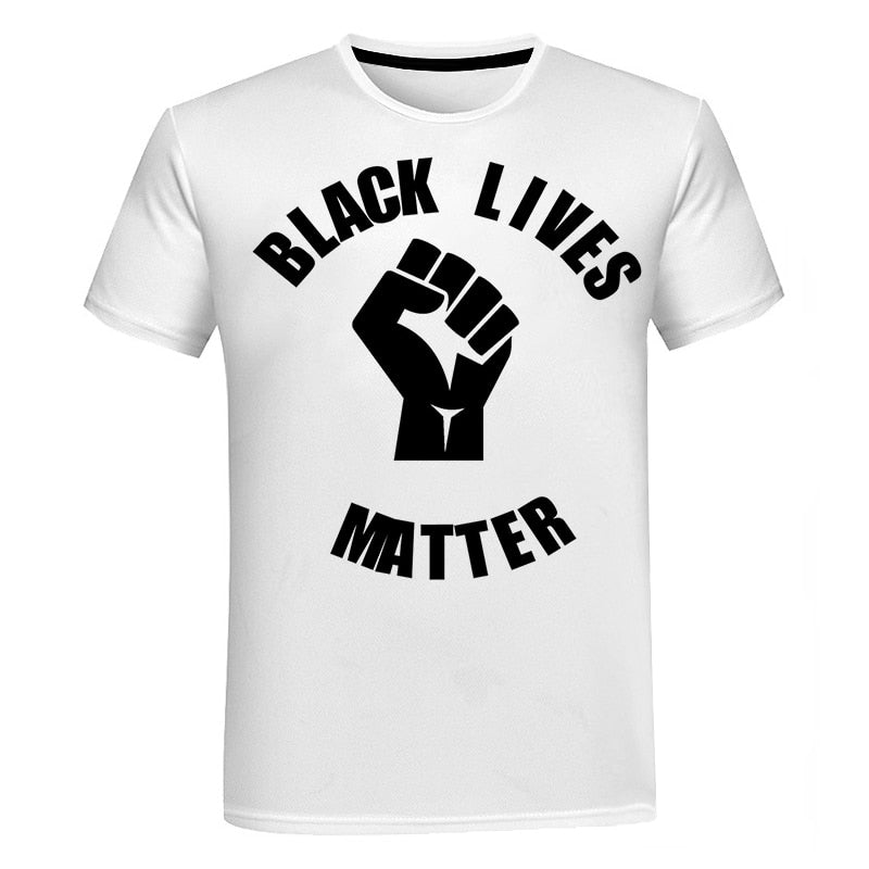 T-Shirt Unisex Streetwear Fashion Black Lives Matter I Can't Breathe George Floyd
