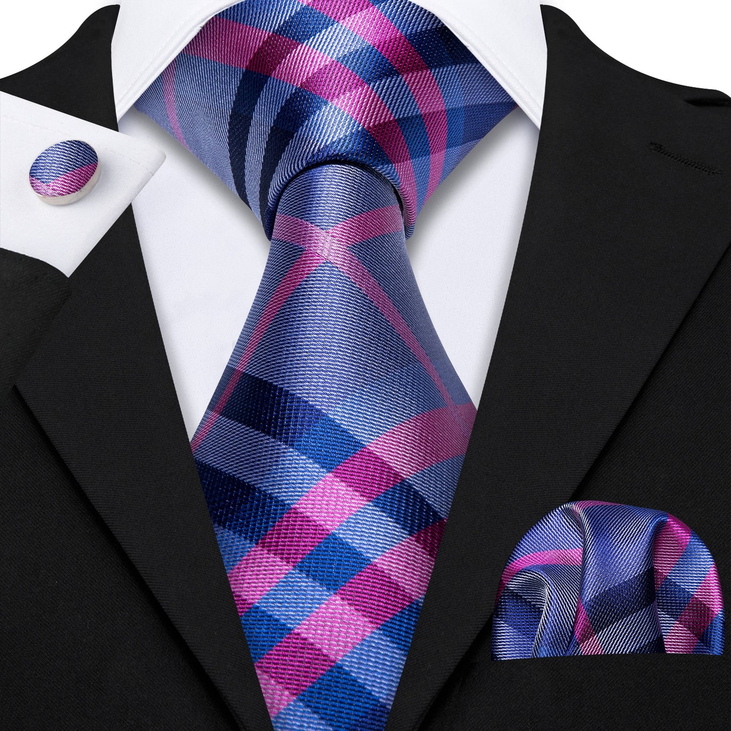 Fashion Seide Krawatte Lila Herren Hochzeit Konfirmation Männer Business