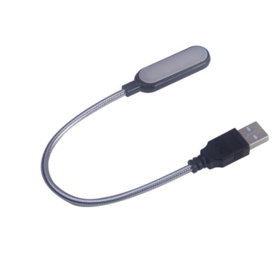 USB Flexible LED Nachtlampe Laptop Notebook Leselampe Power Bank Camping