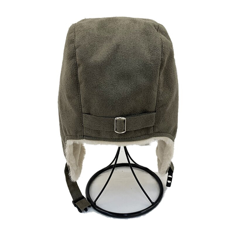 Fliegermütze Wintermütze Fellmütze Schapka Uschanka Pilotenmütze Mütze