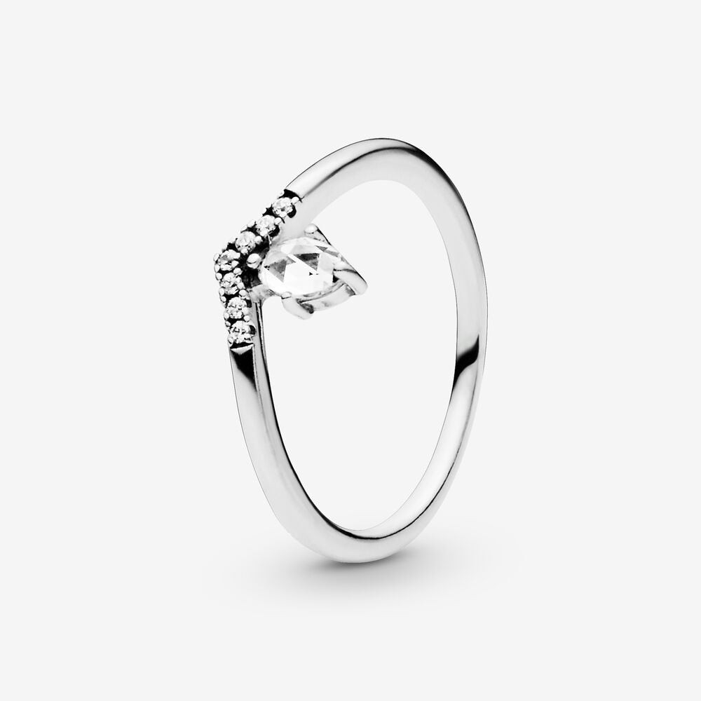 Massiv Sterling Silber 925 Ring filigran Fashion Damenring mit 3A Zirkonia