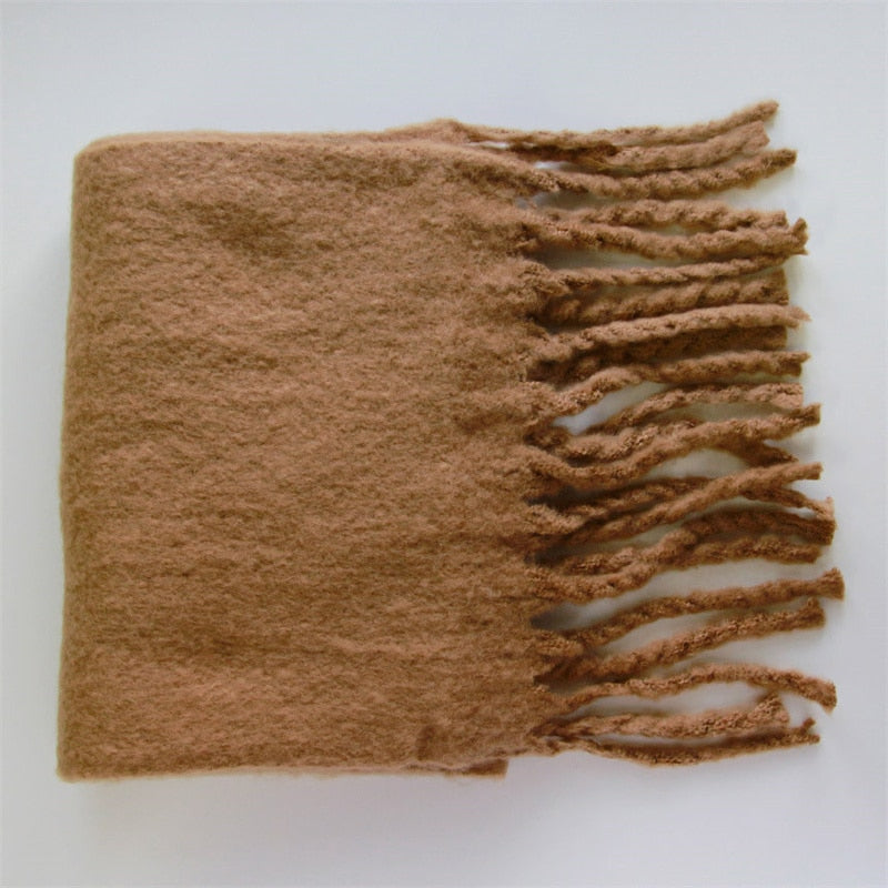XXL Damen Winterschal Viskose Stola Schlauchschal  Halstuch Strickschal Loop NEU