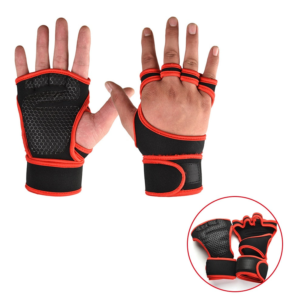 Trainingshandschuhe Leder Fitnesshandschuhe Sport Handschuhe Gym Fitness Herren