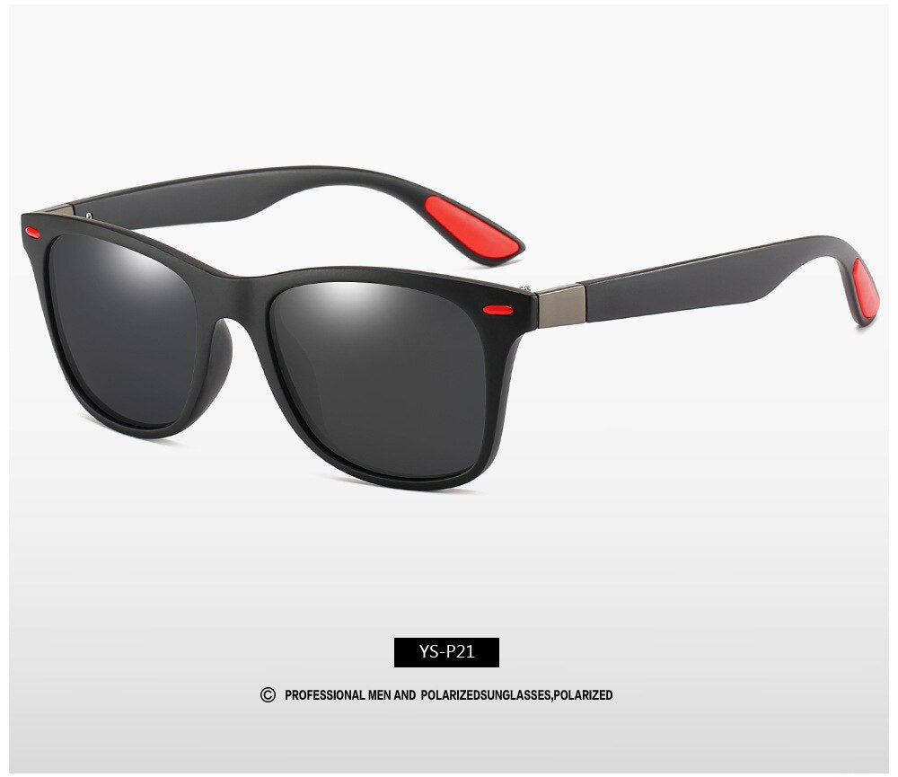 Fashion Männer HD Polarisiert Sonnenbrille 100% UV400 Polycarbonat Pilotenbrille