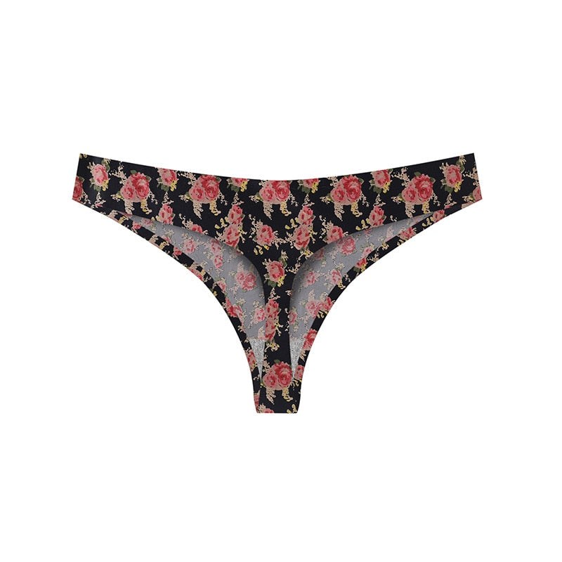 Frauen Baumwolle Nahtlose Unterwäsche Tanga G-String Höschen Schlüpfer Slip Dessous