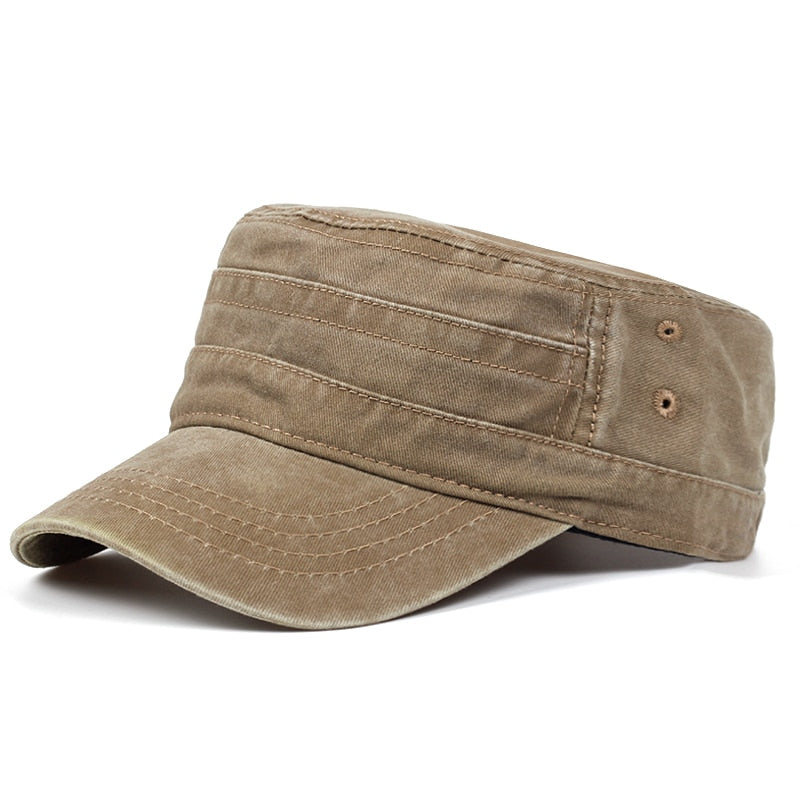 Military Army Cap Unisex Baumwolle Basecap Kappe Mütze Wandern-Sport verstellbar