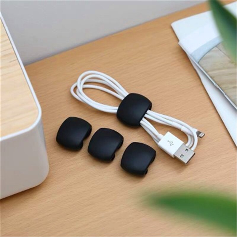 4 Stück Kabelclip Kabel Organizer Kabelschelle Kabelklemme Kabelhalter