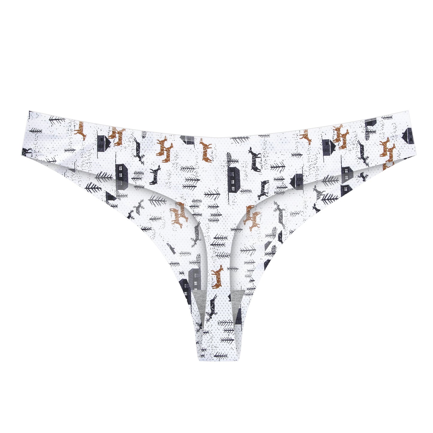 Frauen Baumwolle Nahtlose Unterwäsche Tanga G-String Höschen Schlüpfer Slip Dessous