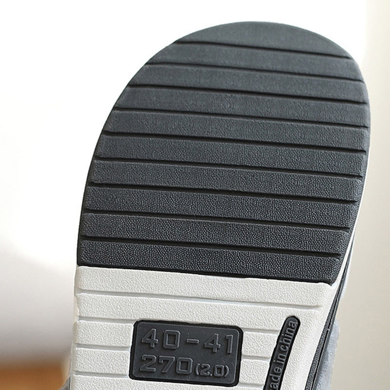 Herren Damen Hausschuhe Pantoffeln Winterschuhe Plüsch Samt Slippers Wärme gefüttert