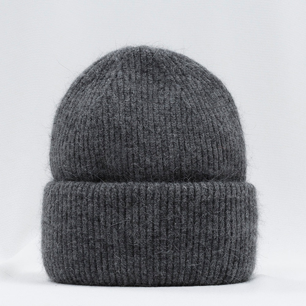 Warme Damen Wintermütze Woll Mütze Strickmütze Kappe Hut Unisex