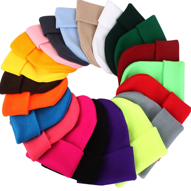 Warme Damen Wintermütze Woll Mütze Strickmütze Kappe Hut Unisex
