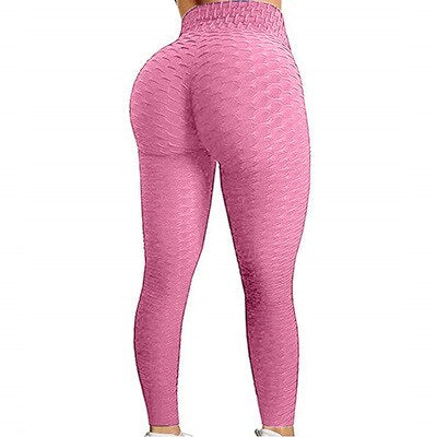 Damen Yoga Leggings Push Up Sport Hose Fitness Gym Stretch Leggins Jogginghose