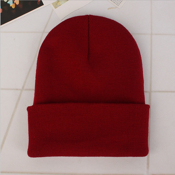 Warme Damen Wintermütze Woll Mütze Strickmütze Kappe Hut Unisex