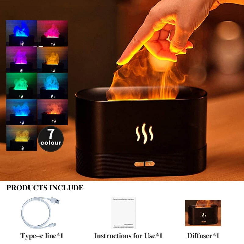9 Farbe LED Licht Ultraschall Luftbefeuchter Aroma Diffuser Diffusor Humidifier