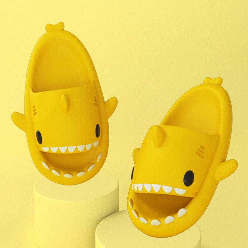 Shark Slippers Badelatschen Frauen Hausschuhe Flip Flops Sandalen Anti-Rutsch Sohle