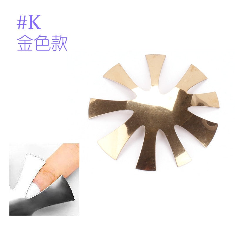 9 Größen French Nail Nagel Kunst Maniküre Schablone Trimmer Styling Tool