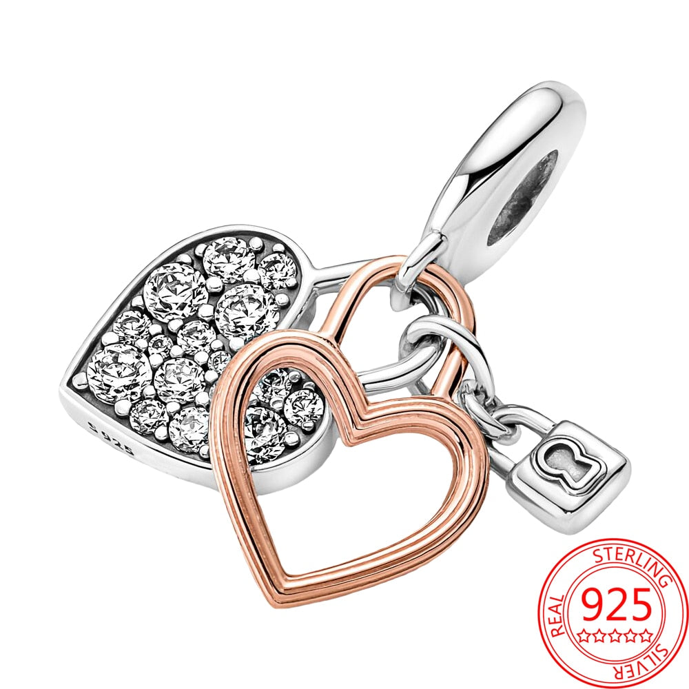 Charms Anhänger 925 Sterling Silber Charm Armband verschiedene Themen Damen Geschenk