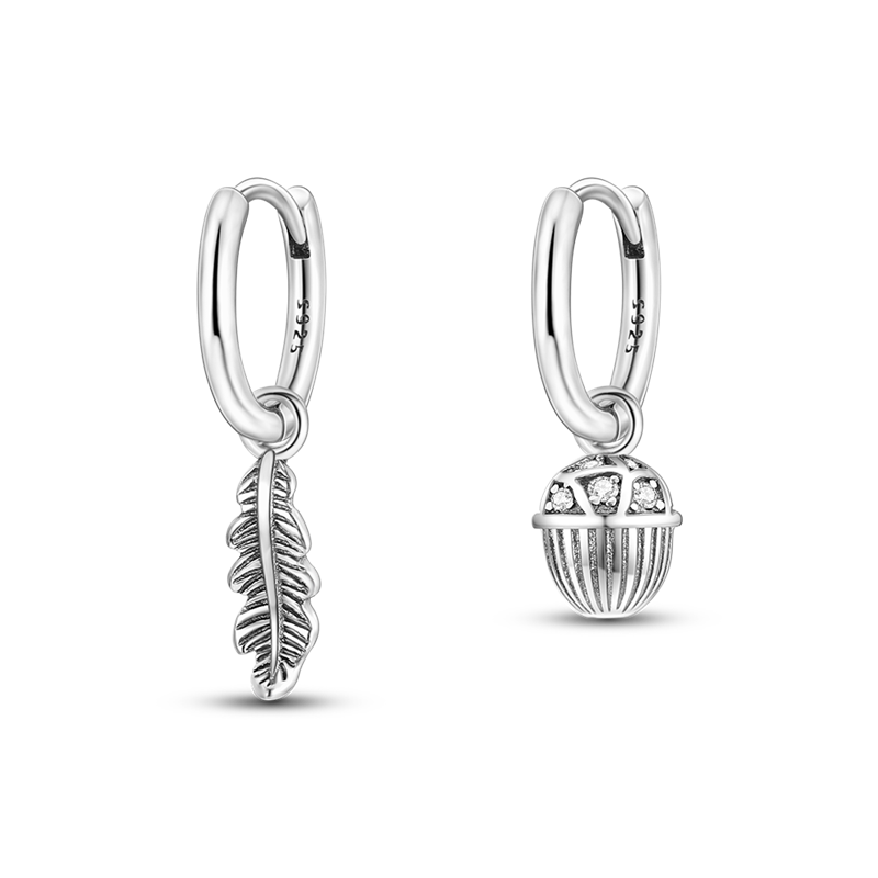 1 Paar Creolen aus 925 sterling Silber Ohrringe Ohrschmuck Zirkonia Ohrstecker