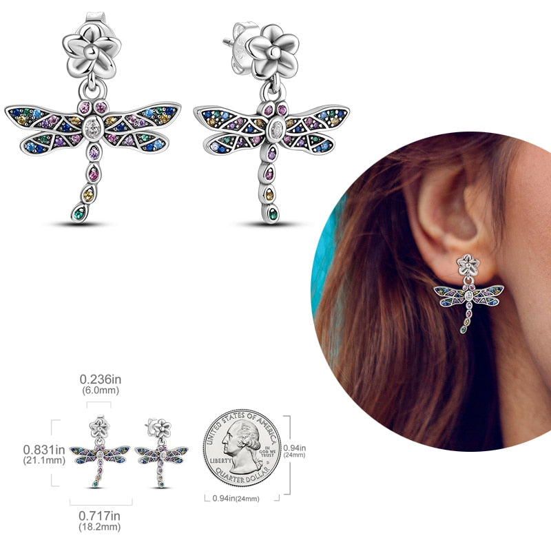 1 Paar Creolen aus 925 sterling Silber Ohrringe Ohrschmuck Zirkonia Ohrstecker