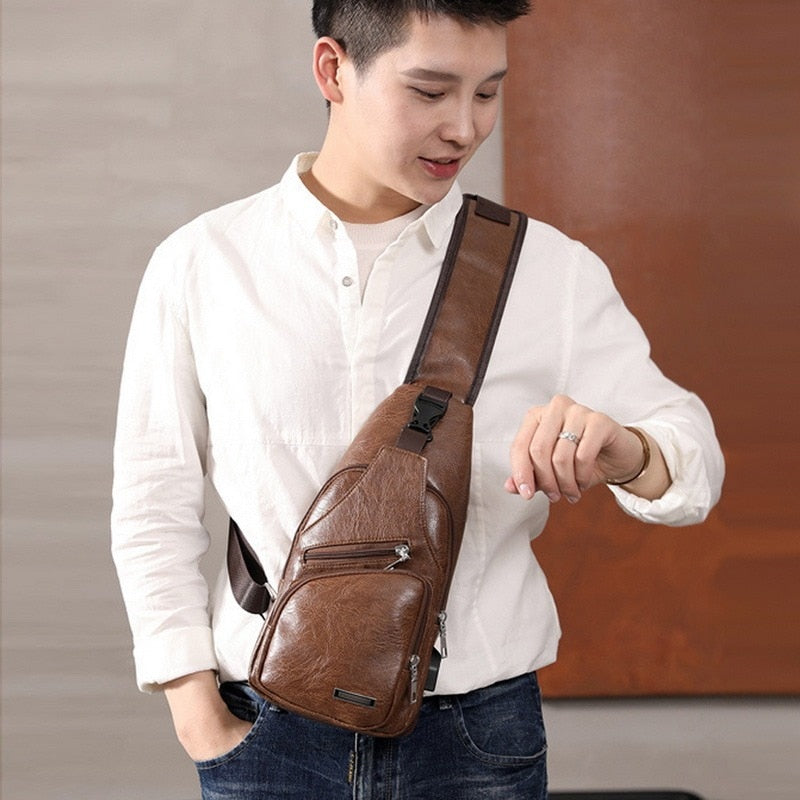 Brusttasche CROSSOVER Bauchtasche Hüfttasche Umhängetasche BODYBAG Rucksack
