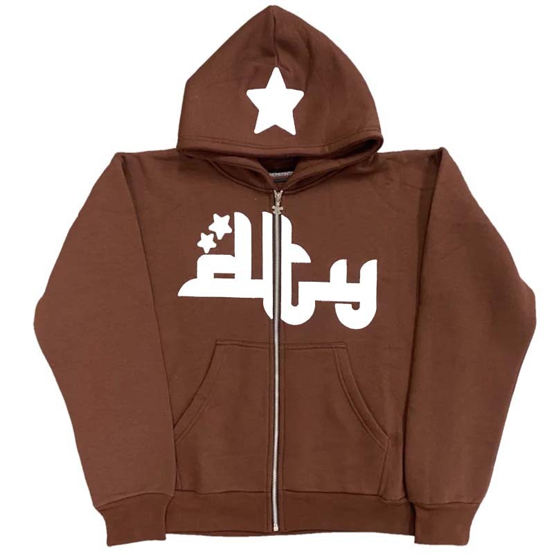 Kapuzenpullover Sweatjacke Zip Hoodie Sweatshirt Pullover Pulli Damen