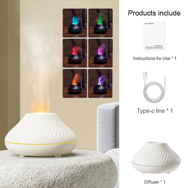 130ml Ultraschall Luftbefeuchter Aroma Diffuser Diffusor Humidifier 7 LED Licht