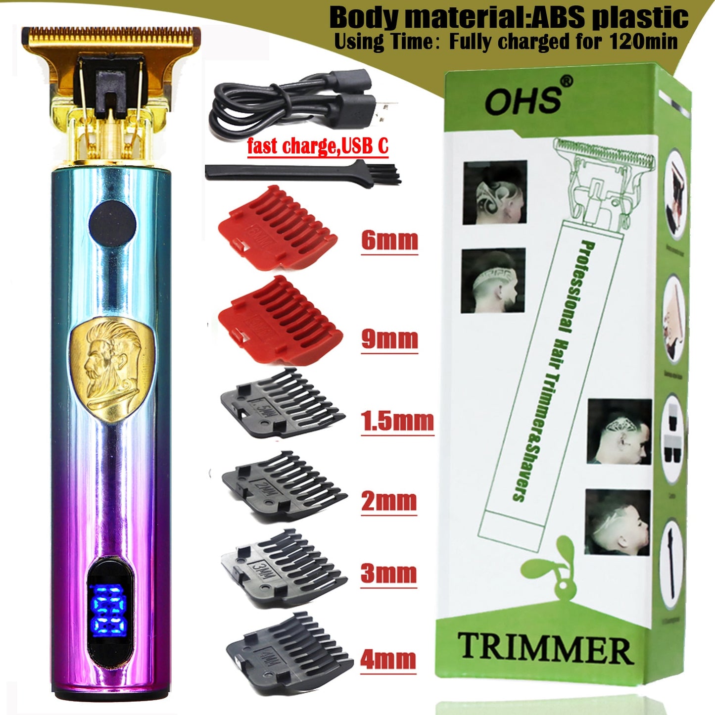 Profi Haarschneidemaschine Haarschneider Rasierer Hair Clipper Bart Trimmer