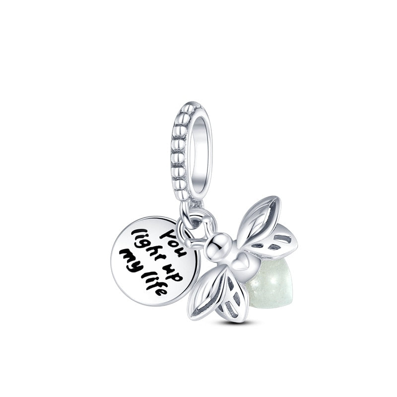 Charms Anhänger 925 Sterling Silber Charm Armband verschiedene Themen Damen Geschenk