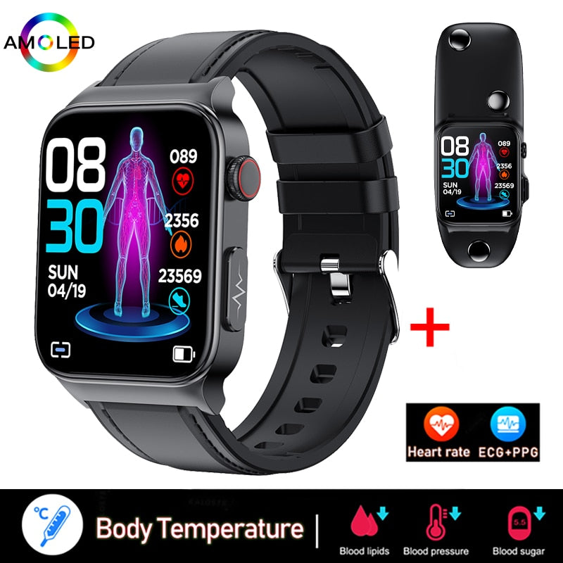 EKG + PPG Bluetooth Smart watch Fitness Tracker Sport Uhr Puls Armband Wasserdicht