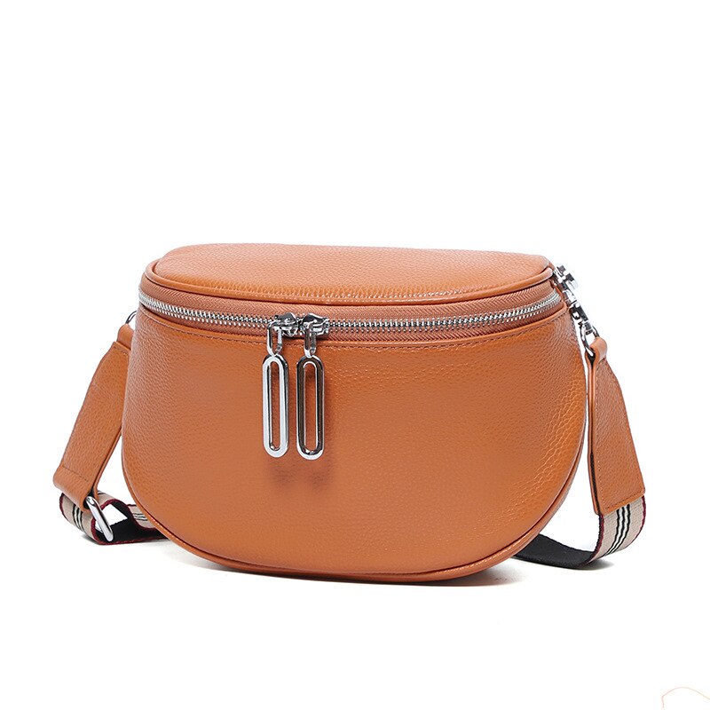 ECHT LEDER CROSSOVER BAUCHTASCHE HÜFTTASCHE UMHÄNGETASCHE BODYBAG NEU