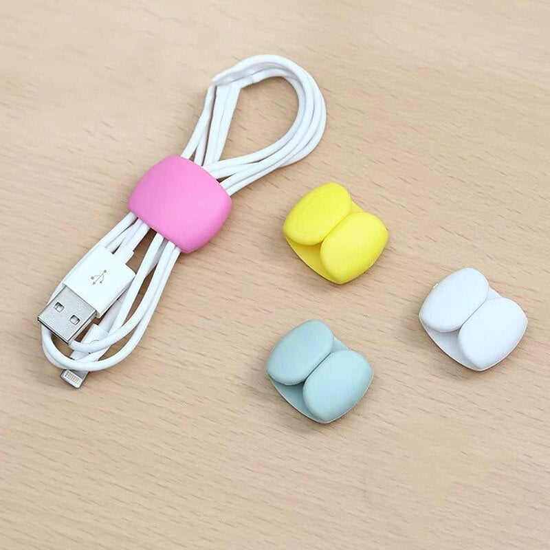 4 Stück Kabelclip Kabel Organizer Kabelschelle Kabelklemme Kabelhalter