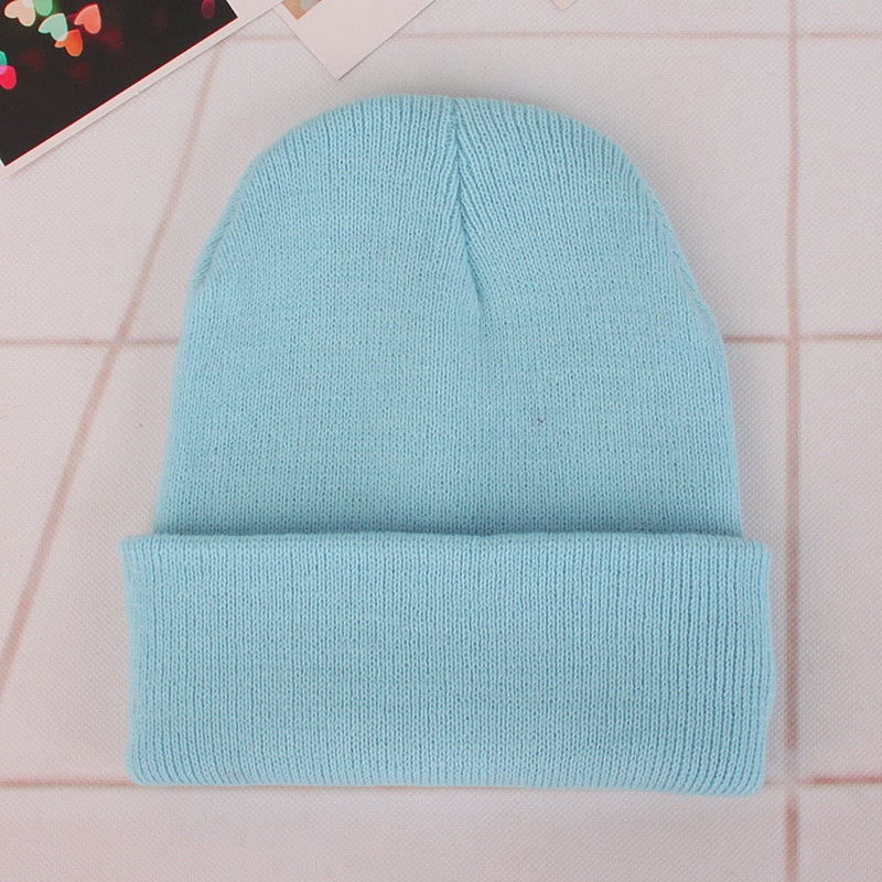 Warme Damen Wintermütze Woll Mütze Strickmütze Kappe Hut Unisex