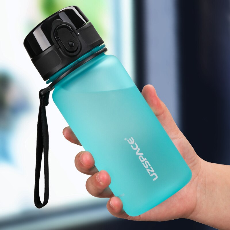 UZSPACE 350ML Trinkflasche Sportflasche Wasserflasche Getränkeflasche BPA-frei Tritanflasche