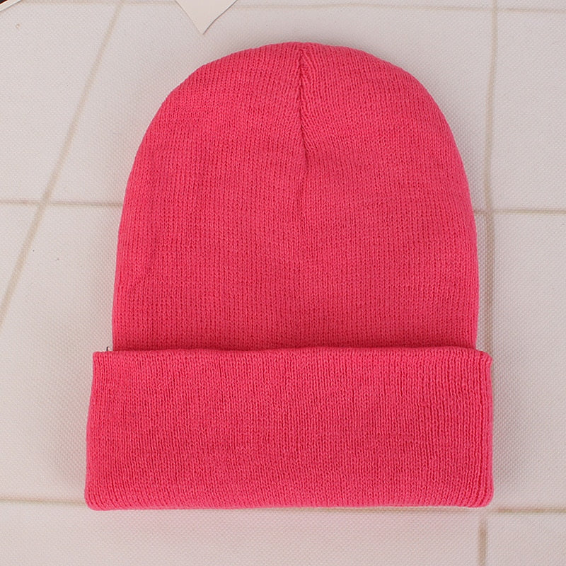Warme Damen Wintermütze Woll Mütze Strickmütze Kappe Hut Unisex