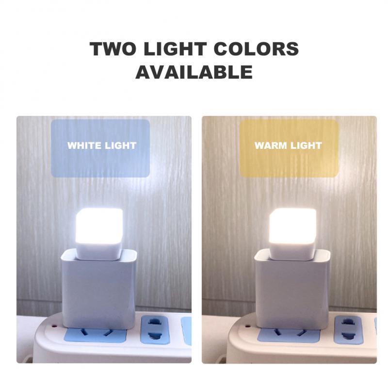 USB LED Nachtlicht Augenschutz Lampe Computer Nachtlampe Warmweiß