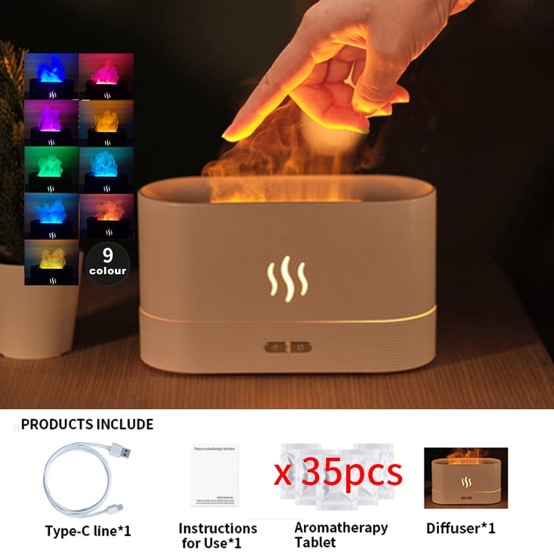 9 Farbe LED Licht Ultraschall Luftbefeuchter Aroma Diffuser Diffusor Humidifier