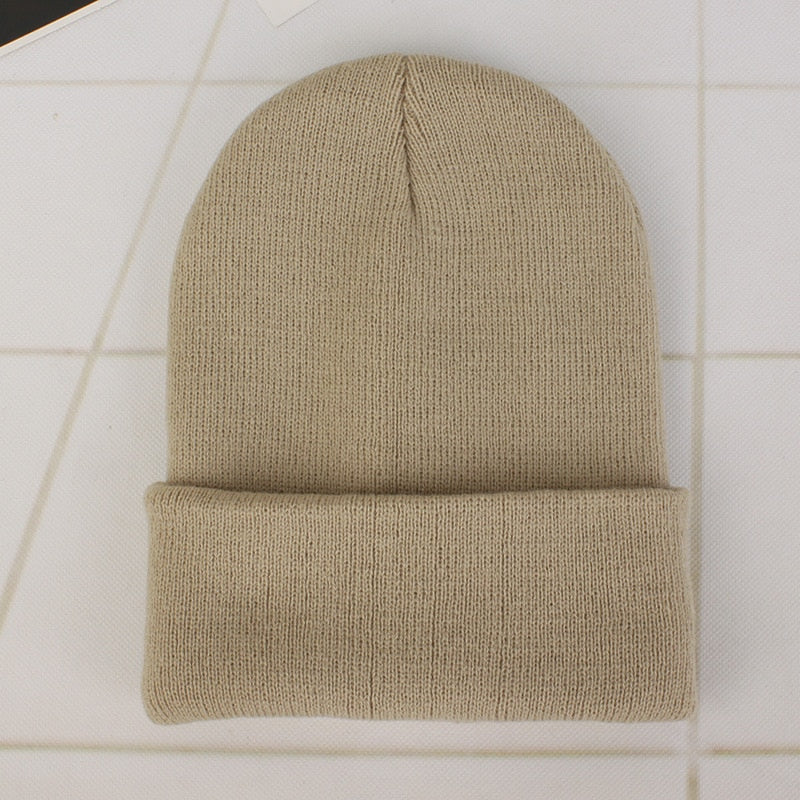 Warme Damen Wintermütze Woll Mütze Strickmütze Kappe Hut Unisex