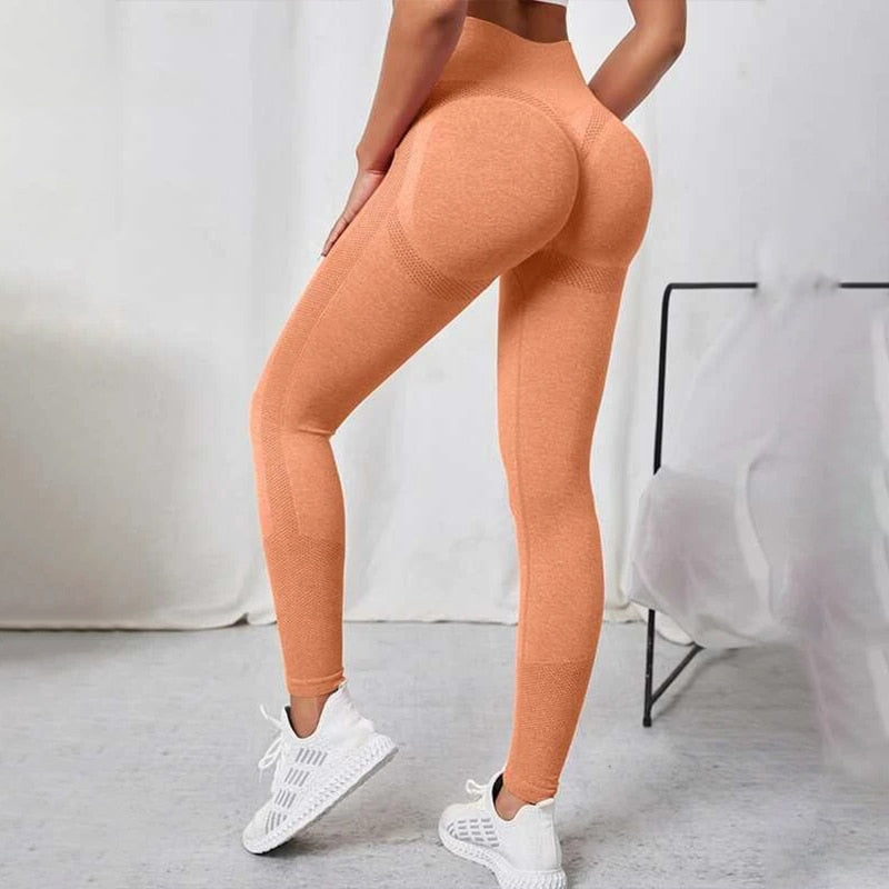 Yoga Leggings Push Up Damen Sport Hose Fitness Gym Stretch Leggins Jogginghose