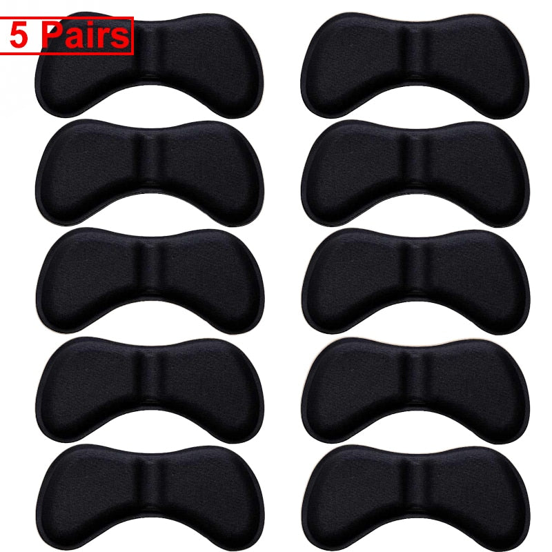 5 Paar Fersenpolster Anti-Slip Fersenhalter Fersenschutz Schuh-Polster Fersenkissen