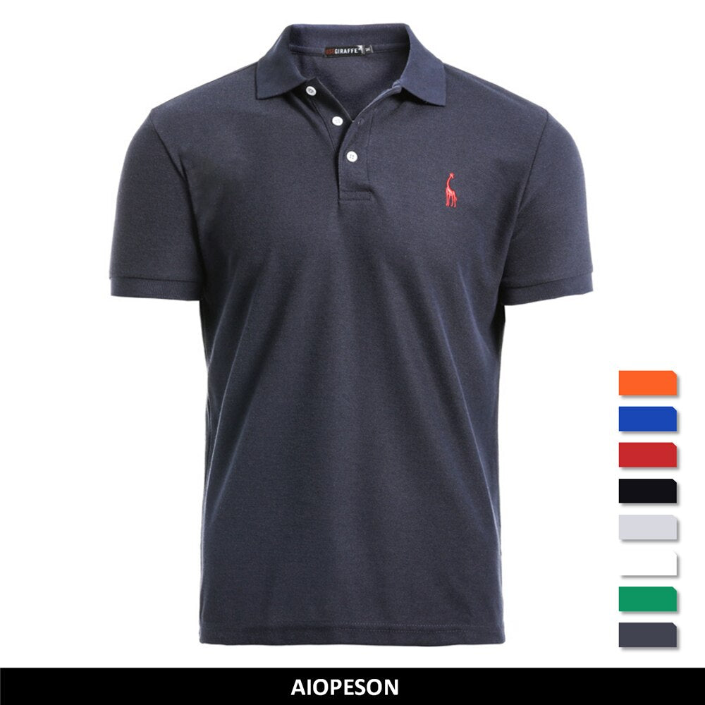 Herren Poloshirt Kontrast Kragen Polo Kurzarm Slim Fit Hemd Polohemd T-Shirt NEU