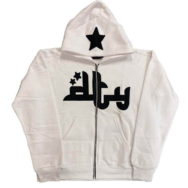 Kapuzenpullover Sweatjacke Zip Hoodie Sweatshirt Pullover Pulli Damen