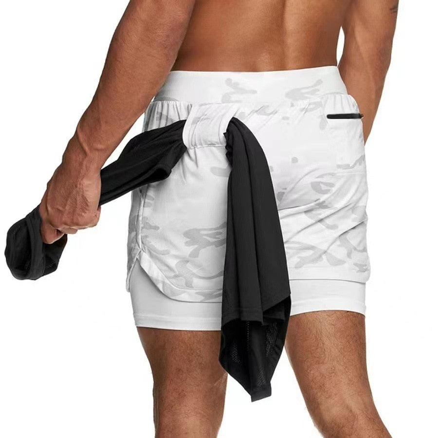 Shorts Bermudas Sporthose Kurze Kurzhose Jogging Unifarben Herren Fitness Gym