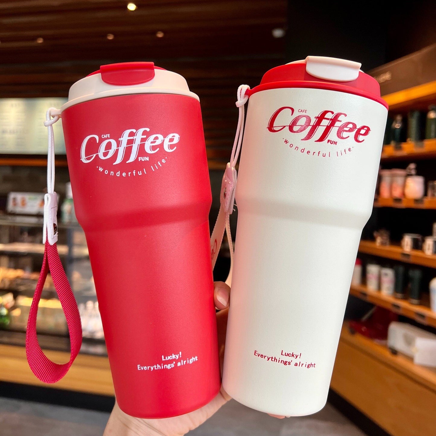 MUG Isolierbecher Auto Thermobecher to go 420/620 ML Spülmaschinengeeignet Edelstahl